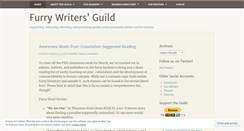 Desktop Screenshot of furrywritersguild.com